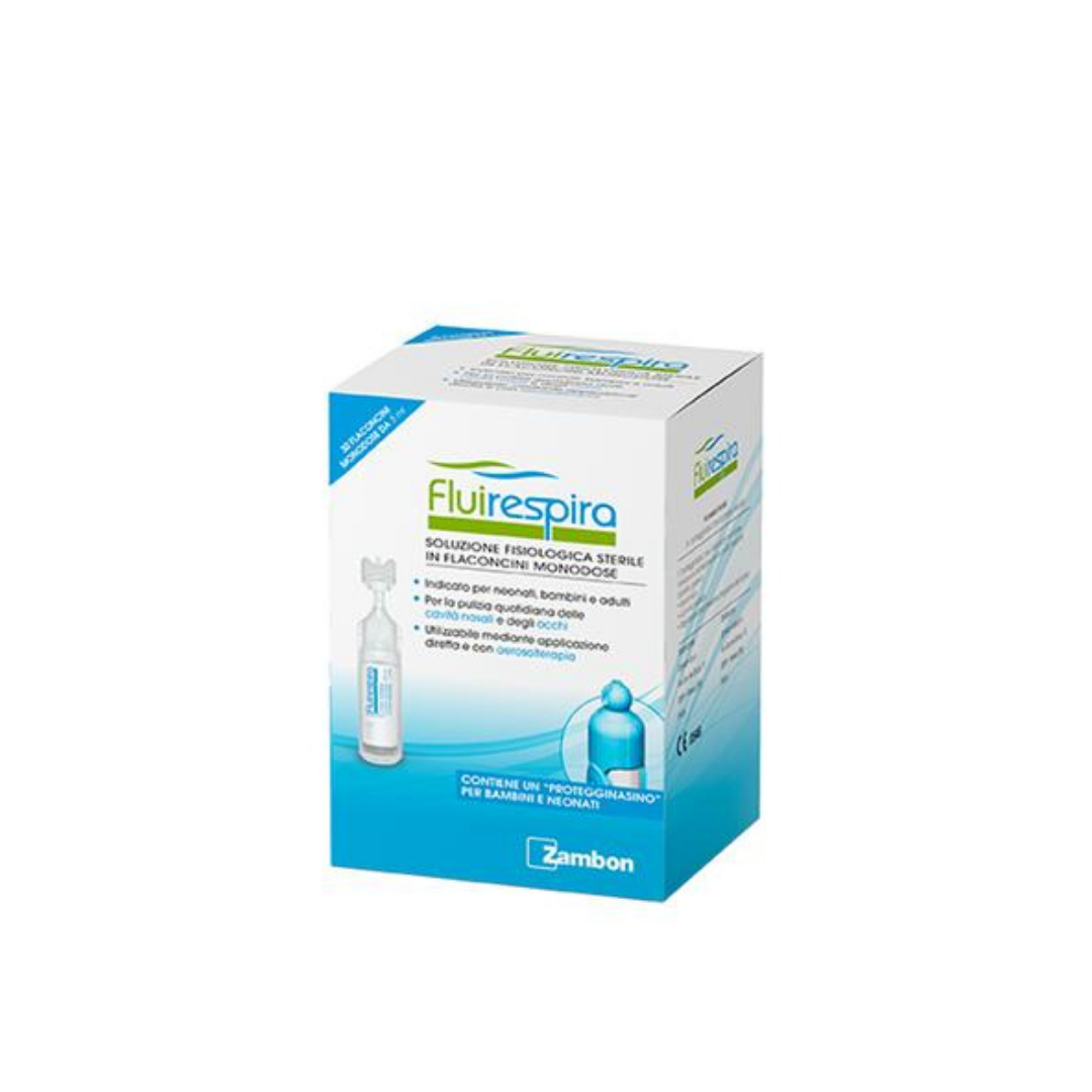Fluirespira Soluzione Fisiologica 30 Flaconcini Monodose