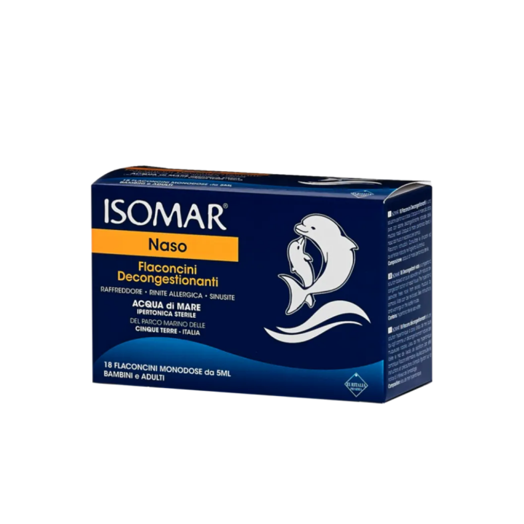 Naso flaconcini decongestionanti 18 flaconcini da 5ml - Isomar