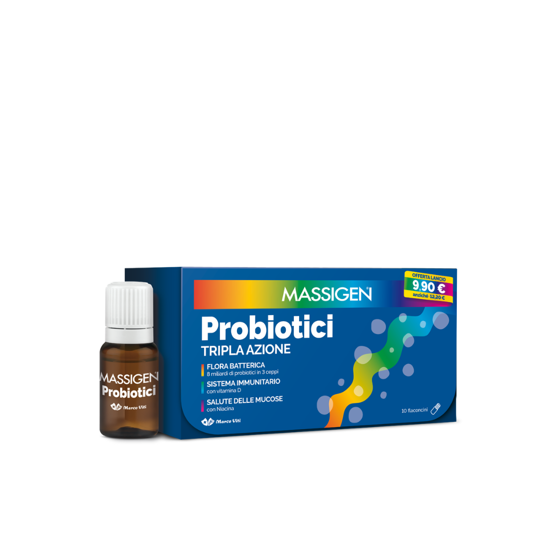 Probiotici flaconcini - Massigen - Marco Viti