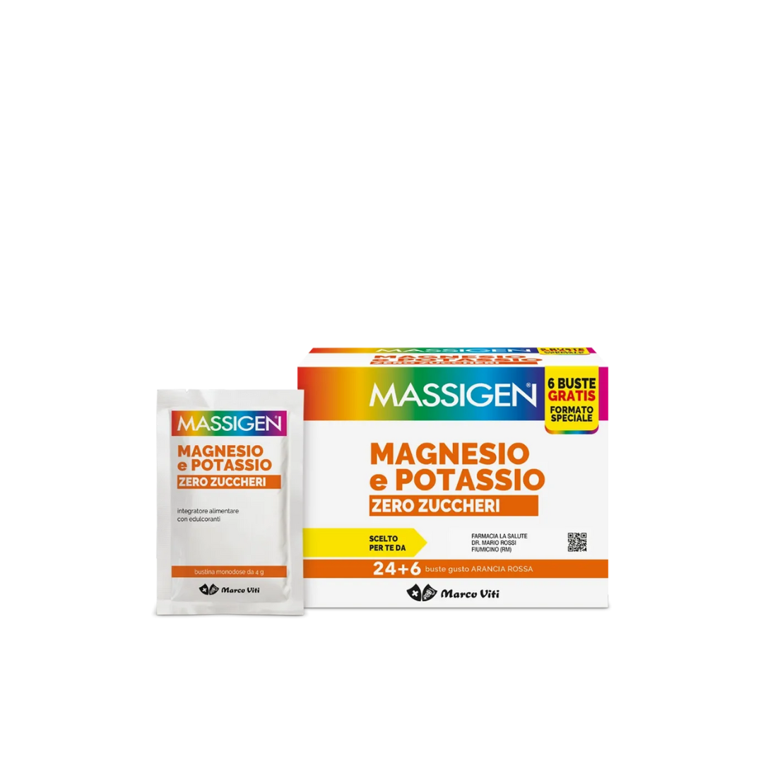 Magnesio e Potassio zero zucchero - Massigen - Marco Viti