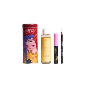 scatola-latta-rossa-con-trucchi-purobio-cosmetics-parafarmacia-san-felice