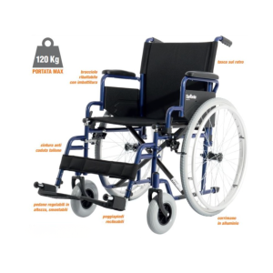 carrozzina pieghevole ginetta sanoste