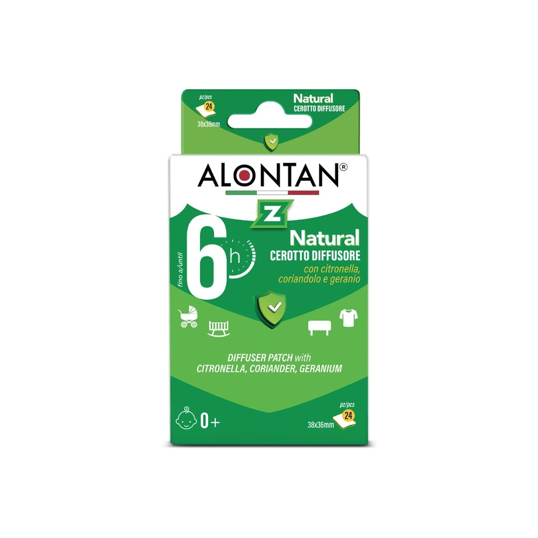 Alontan Natural Cerotto Diffusore cerotto repellente zanzare
